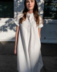 STRIPE BIAS SHIRTDRESS