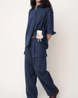 DENIM CARGO PANT