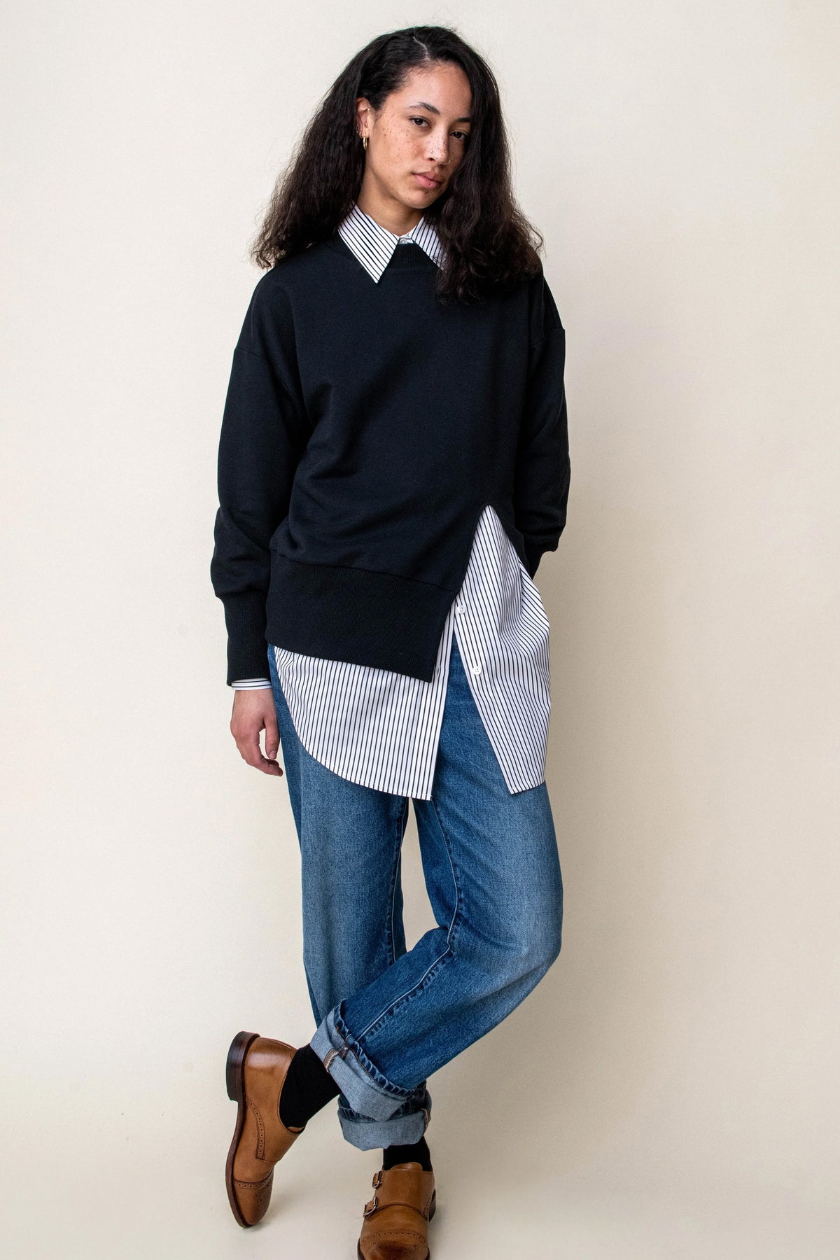 SPLIT SWEATSHIRT