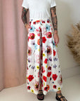 PRINTED PAISLEY PANTS