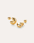 TOME MEDIUM HOOPS-GOLD