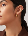 TOME MEDIUM HOOPS-GOLD