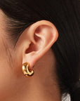 TOME MEDIUM HOOPS-GOLD
