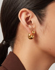 TOME MEDIUM HOOPS-GOLD