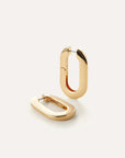 MEGA U-LINK EARRINGS-GOLD