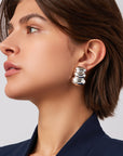 NON-STOP EARRINGS-SILVER