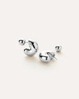 TOME MEDIUM HOOPS-SILVER