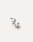 TOME SMALL HOOPS-SILVER