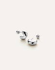 TOME SMALL HOOPS-SILVER