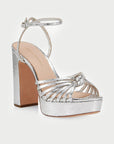 RIVKA PLATFORM SANDAL-SILVER