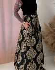 GALE SKIRT-BROCADE