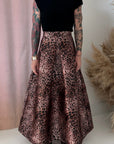 GALE SKIRT-LEOPARD