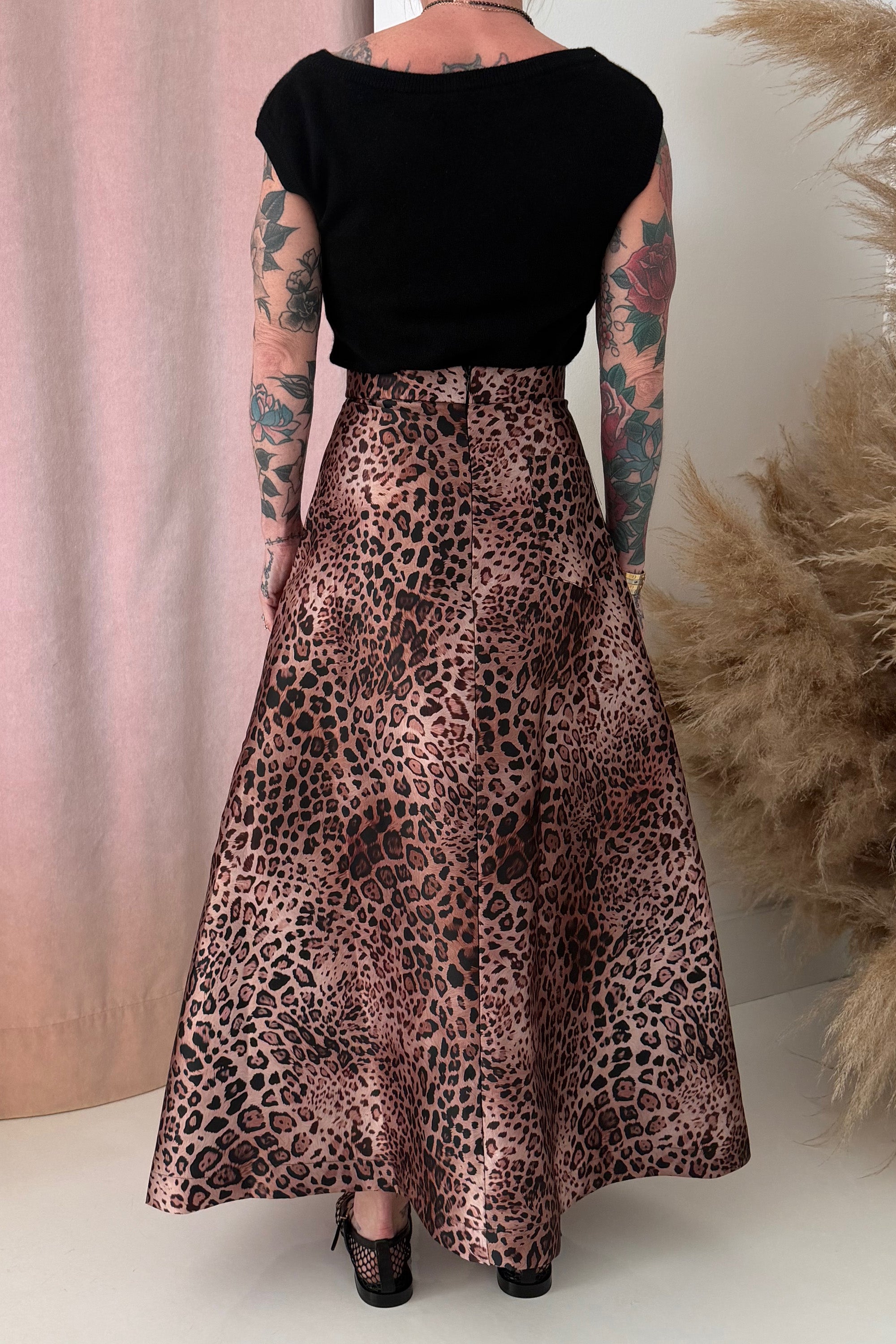 GALE SKIRT-LEOPARD