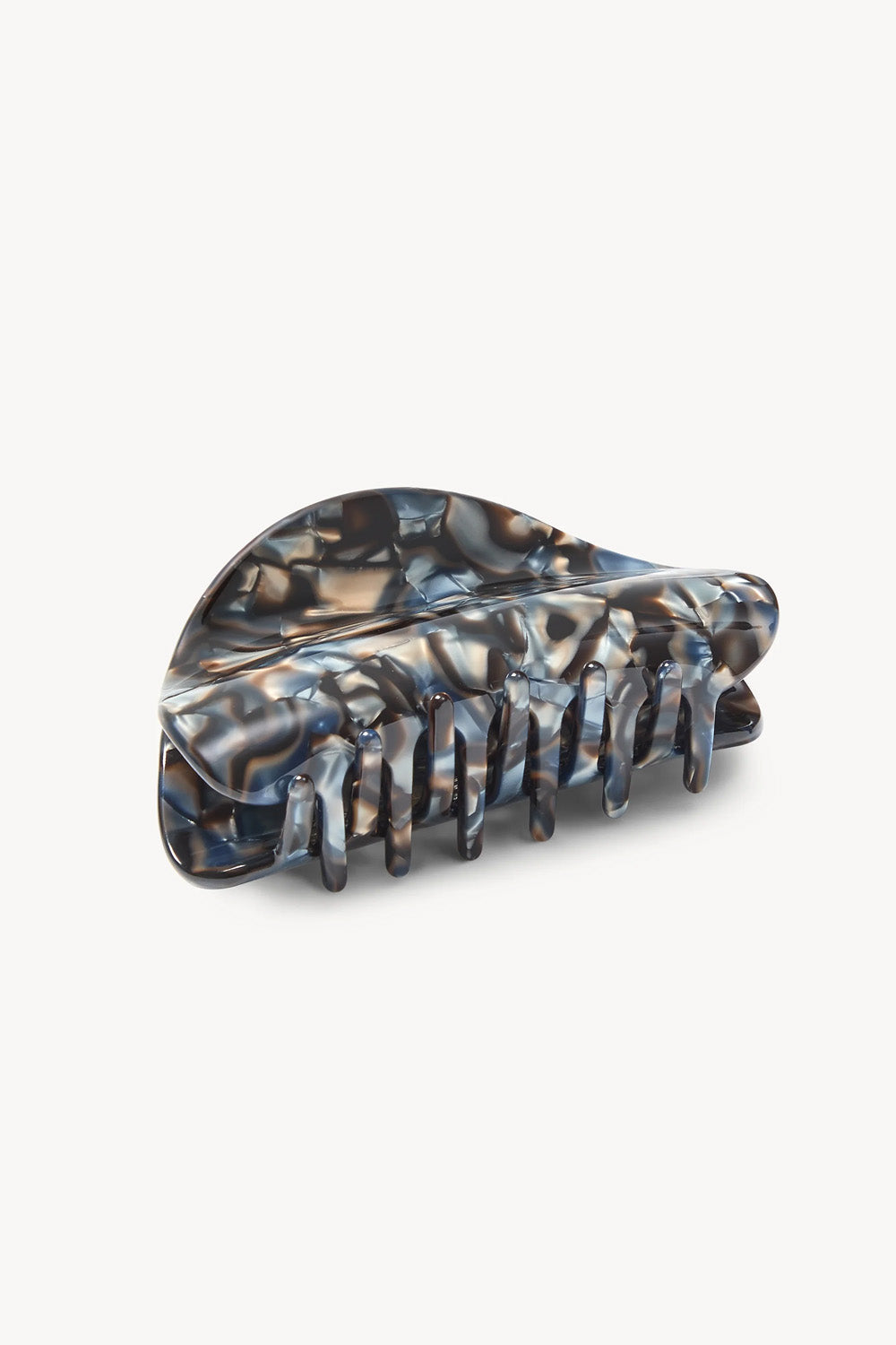 MIDI CRESCENT CLAW CLIP-BLUE HORN