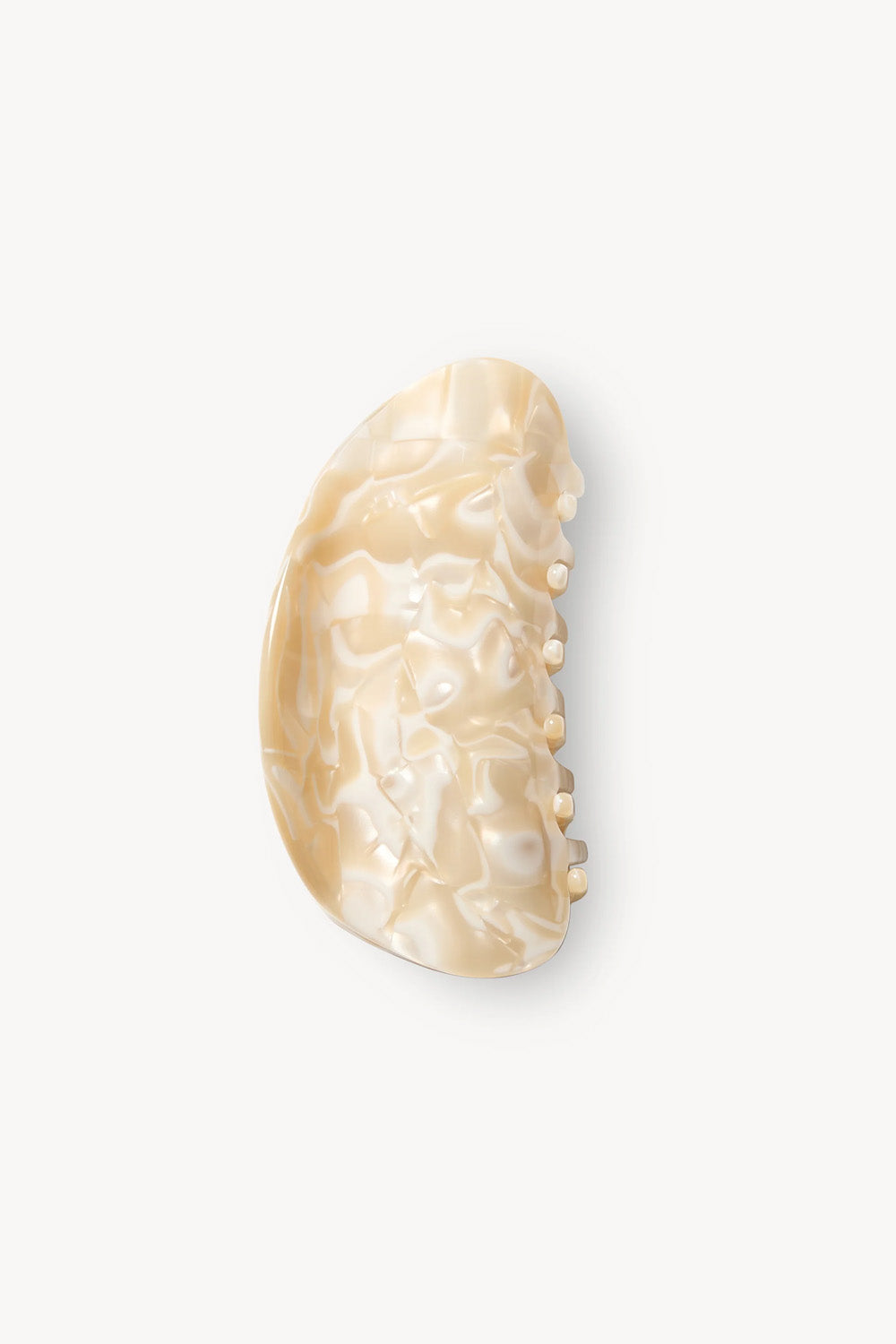 MIDI CRESCENT CLAW CLIP-IVORY
