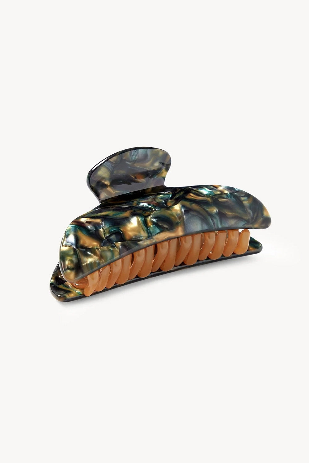 MIDI CLAW CLIP-GREEN TORTOISE