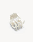 MINI CLAW CLIP-WHITE SHELL