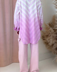 OMBRE STRIPE BLOUSE