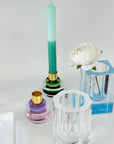 DISC CANDLE HOLDER-GREEN