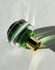 DISC CANDLE HOLDER-GREEN