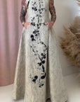 FLORAL WOVEN MAXI DRESS