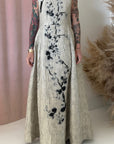 FLORAL WOVEN MAXI DRESS