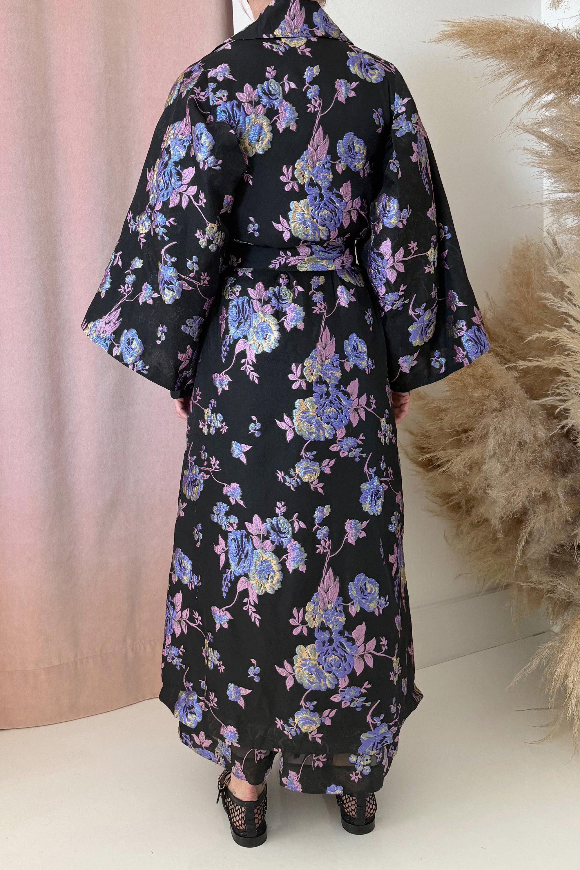 FLORAL JACQUARD COAT