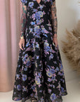 FLORAL JACQUARD DRESS