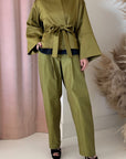 SATIN KIMONO JACKET