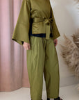 SATIN KIMONO JACKET