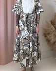 RETRO LEAF DRESS