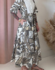 RETRO LEAF DRESS