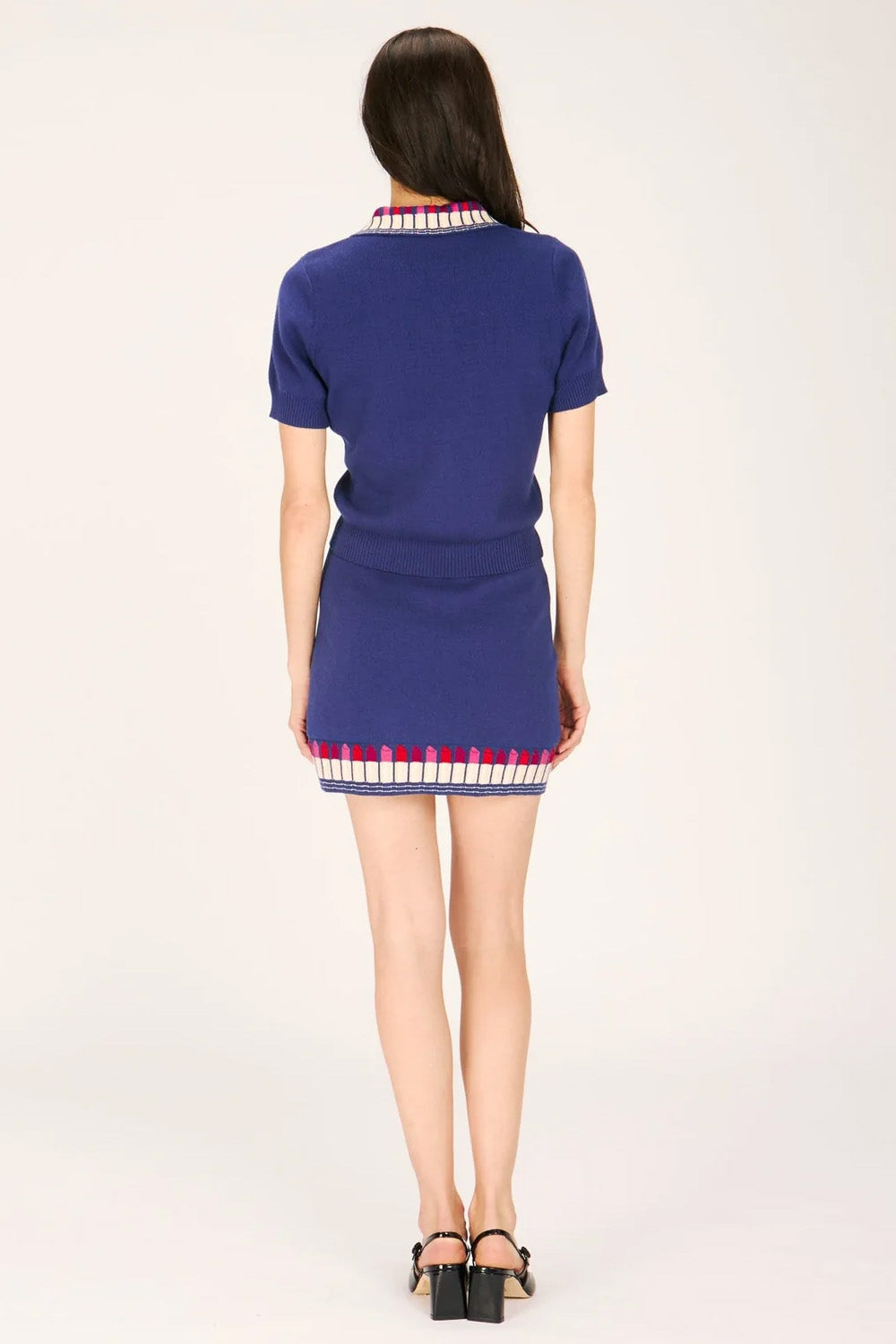 LIPSTICK POLO SWEATER