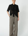 CHIFFON TIE SHIRT