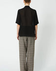 CHIFFON TIE SHIRT