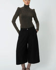 CROPPED WIDE LEG PANT