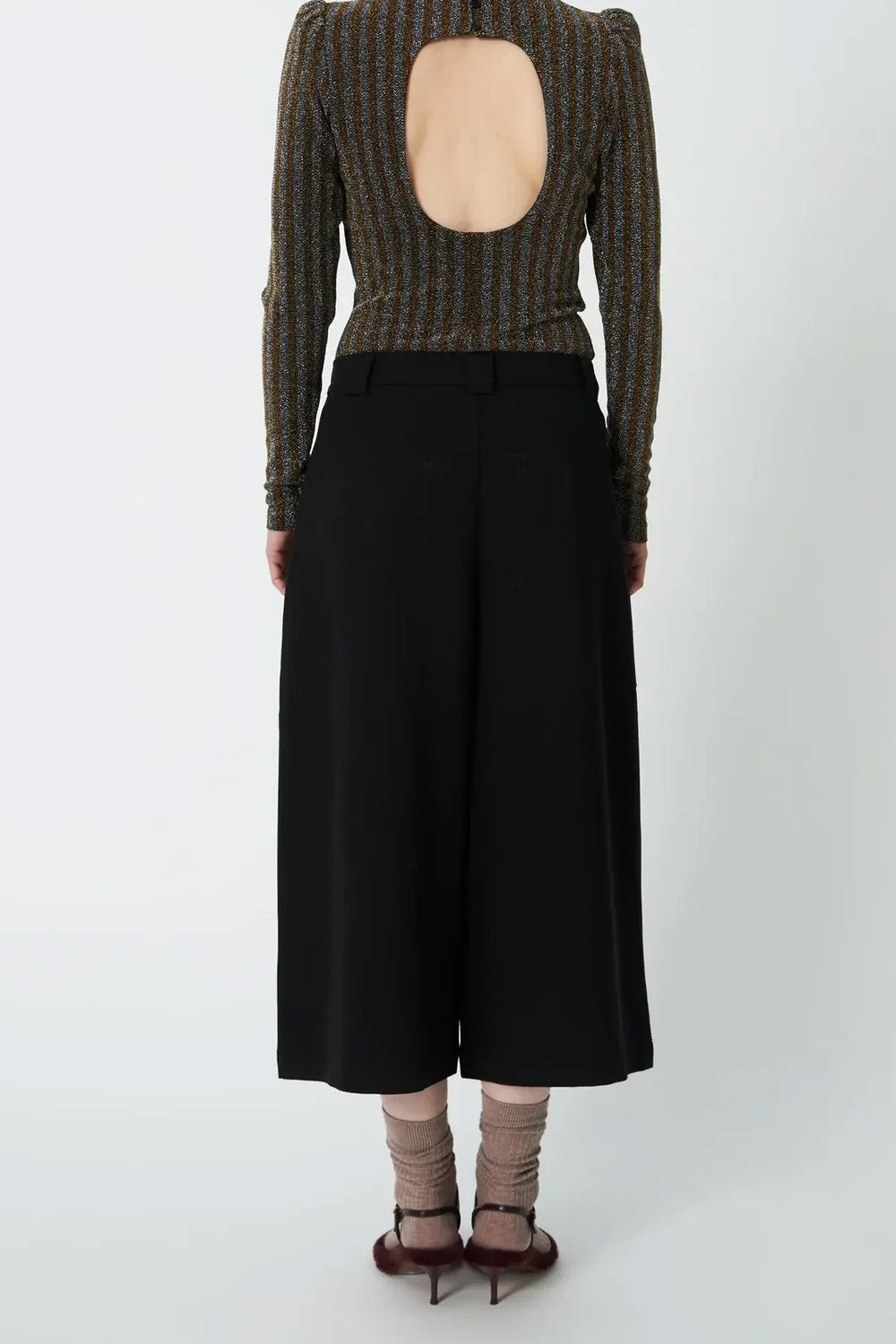 CROPPED WIDE LEG PANT