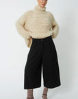 CROPPED WIDE LEG PANT