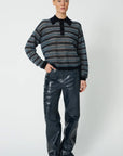 PATENT LEATHER PANTS