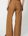 PRINTED CANVAS PANTS