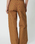 PRINTED CANVAS PANTS
