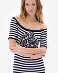 FLOWER KNIT DRESS
