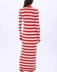 LONG STRIPE CARDIGAN