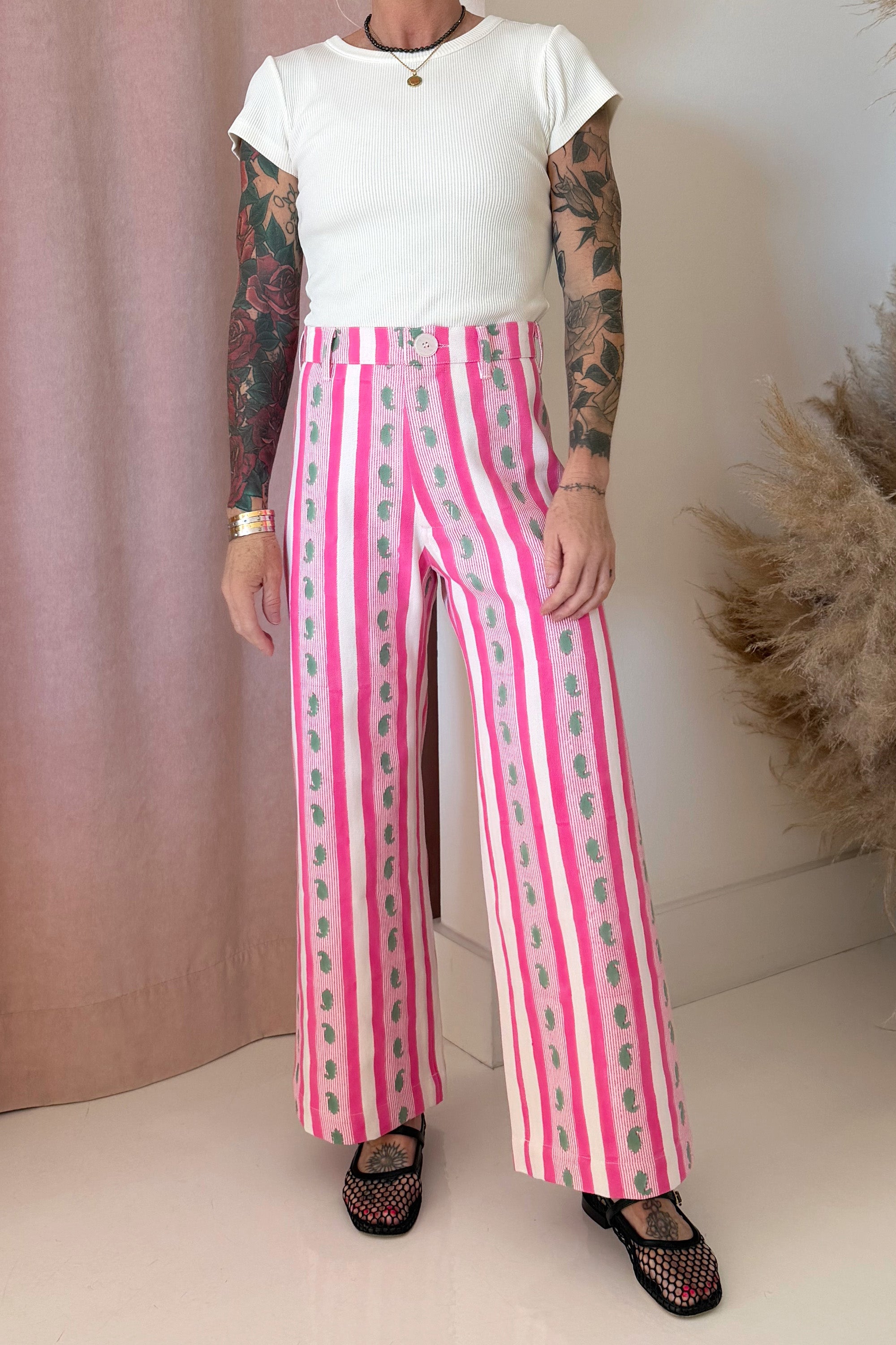 DISCO PANT-RIBBON