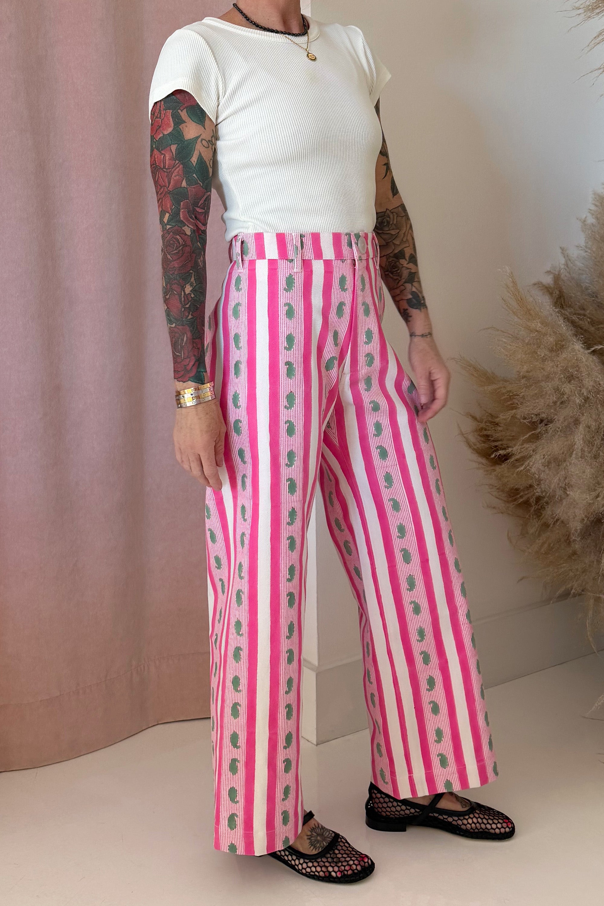 DISCO PANT-RIBBON