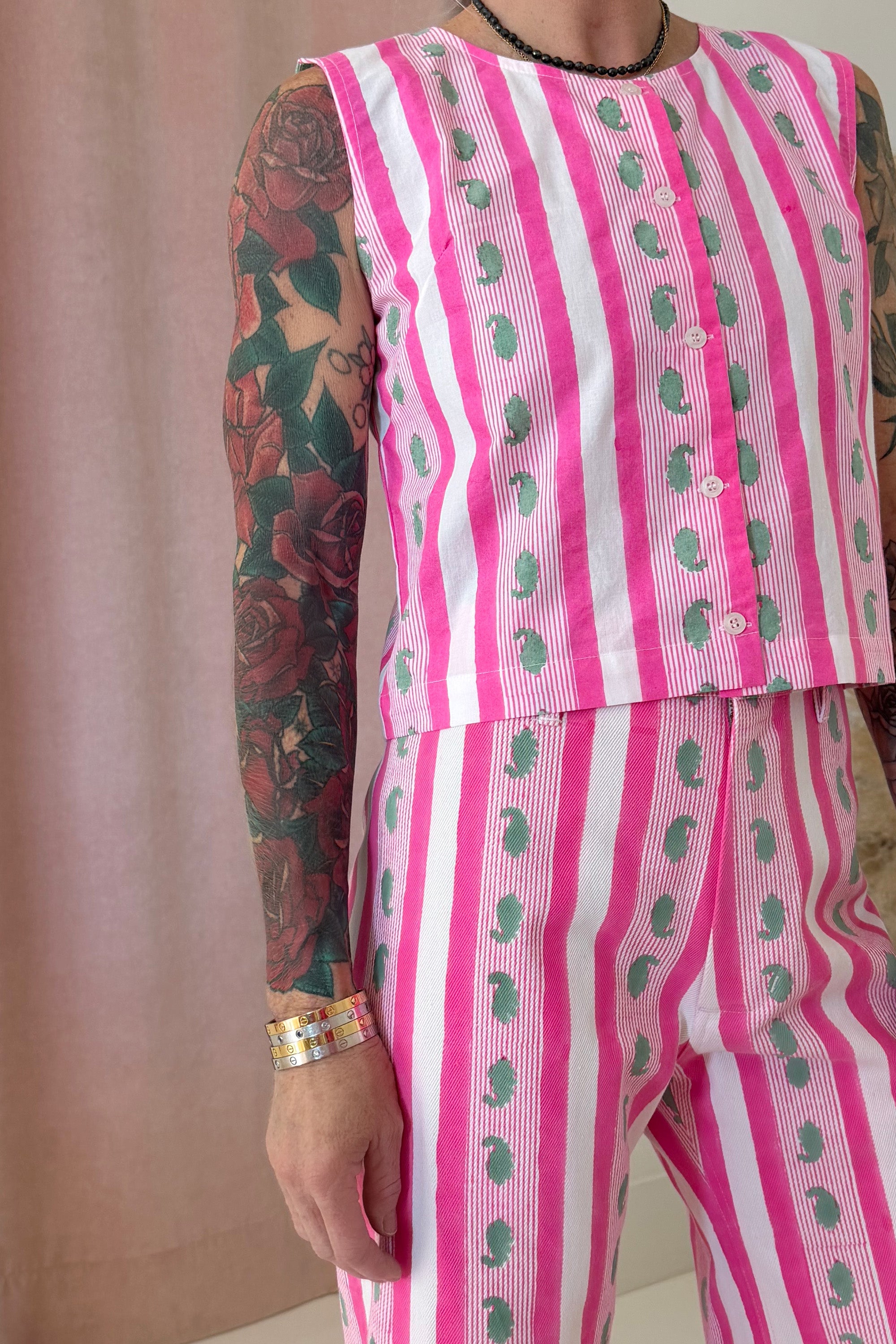DISCO PANT-RIBBON