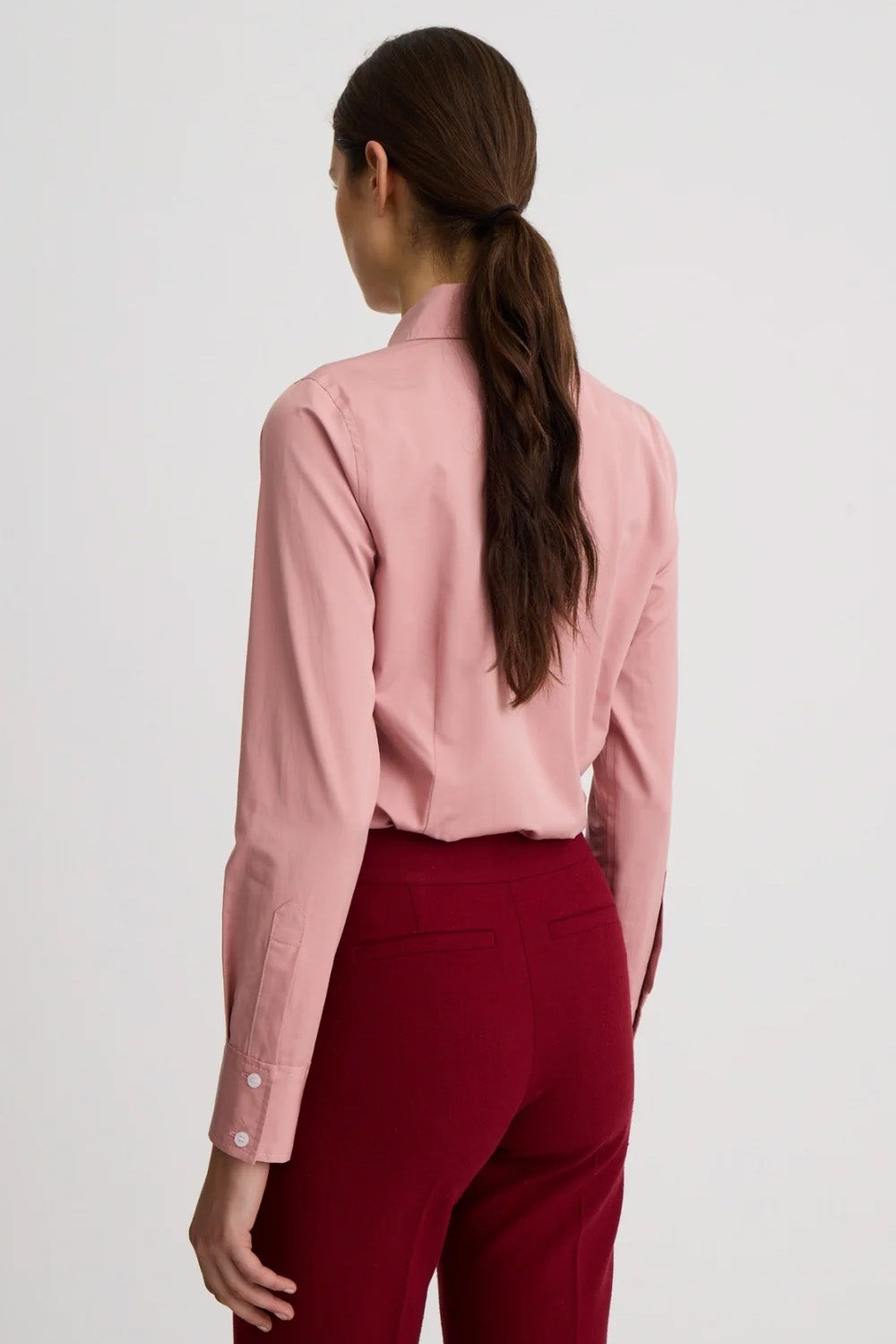 BUTTON DOWN-VINTAGE ROSE