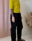 FITTED CREW SWEATER