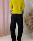 FITTED CREW SWEATER