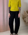 FITTED CREW SWEATER